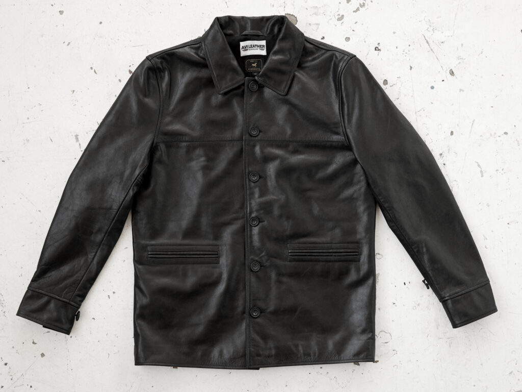 Car coat - Horsehide Leather - AVI LEATHER