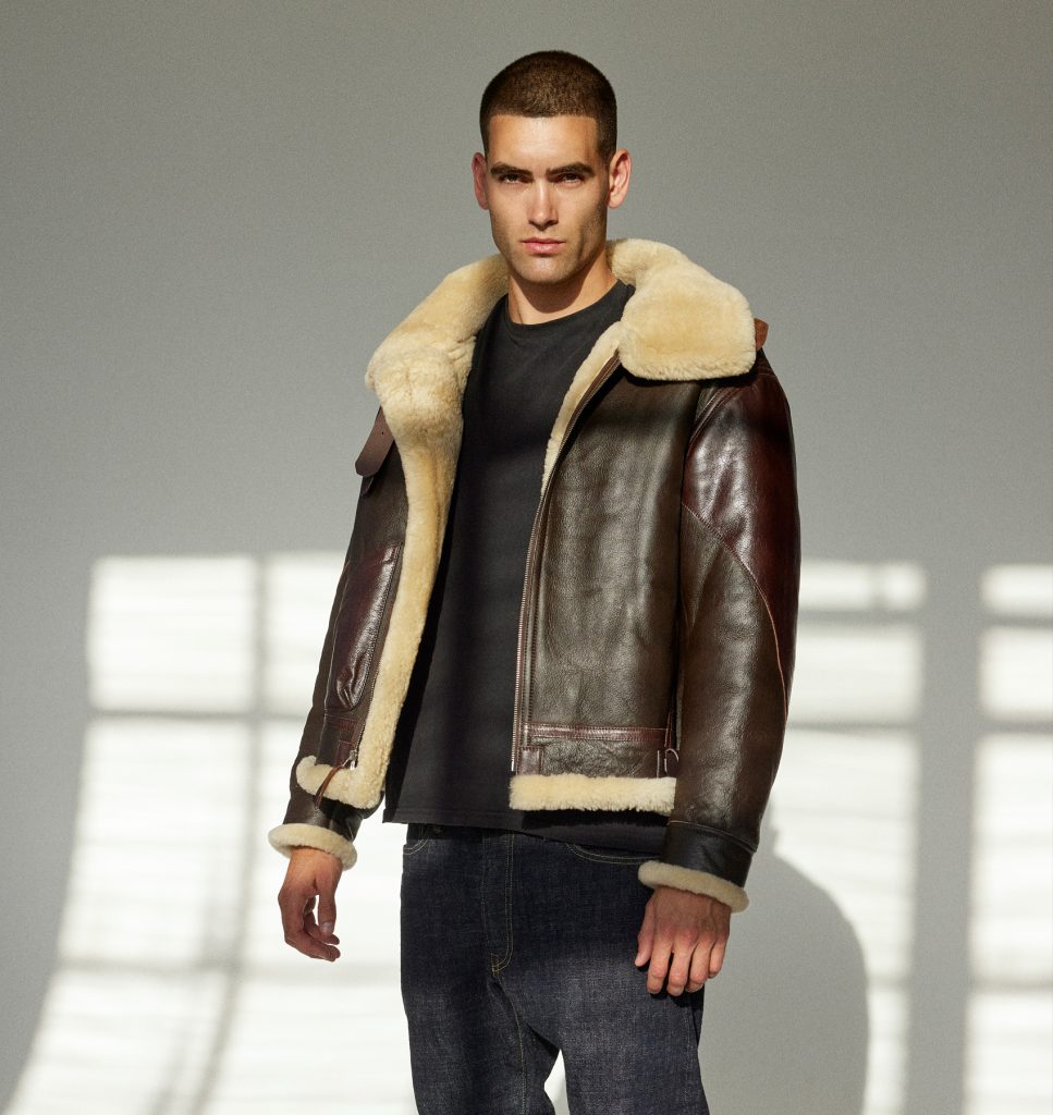 B-3 Flight Jacket - Sheepskin Leather - AVI LEATHER