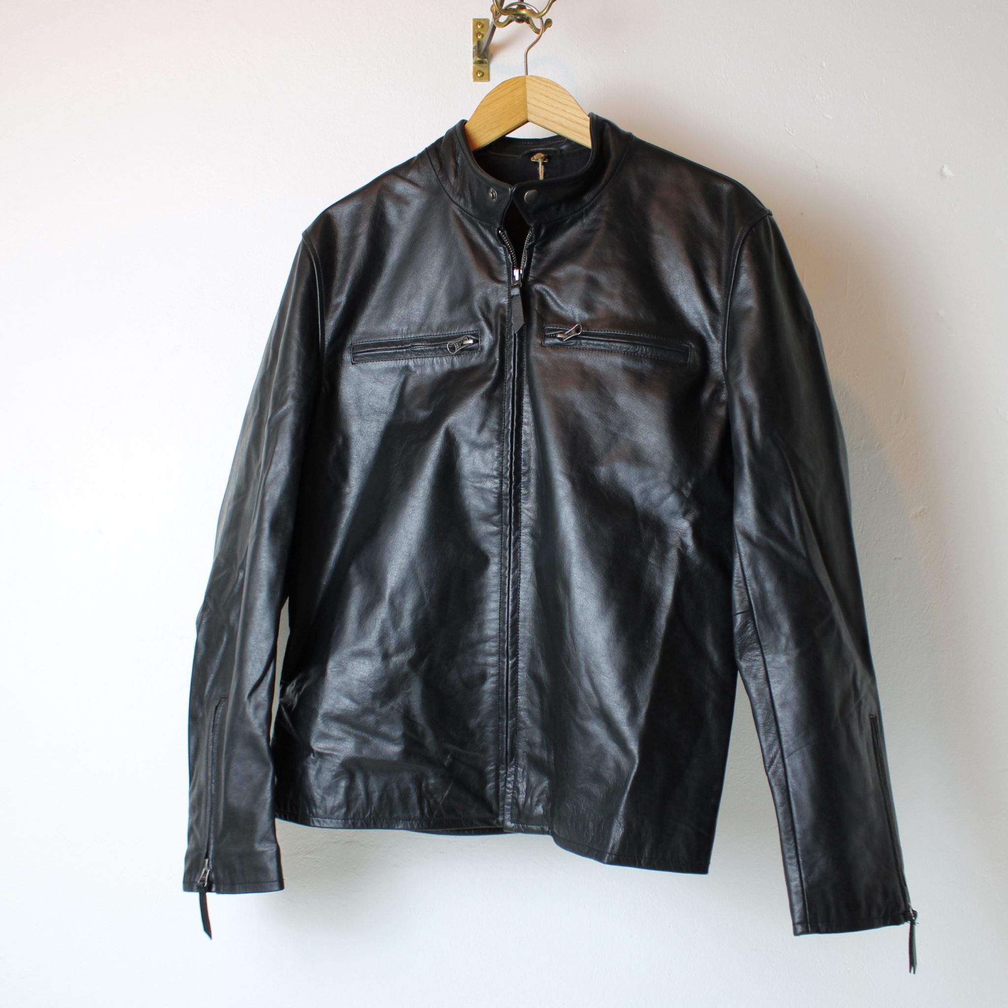 Cafe Racer Jacket – Size 44 - Horsehide Leather (Sample jacket) - AVI ...