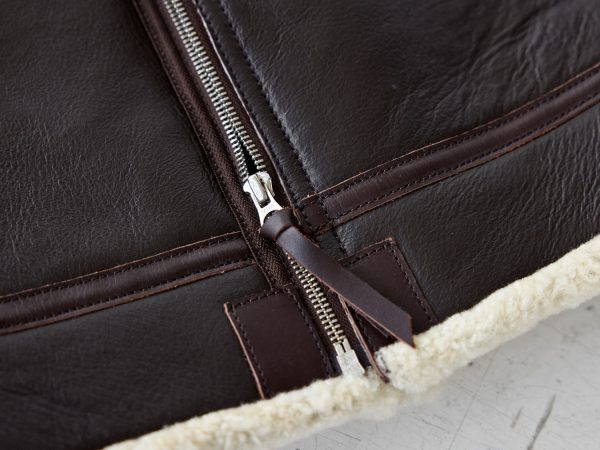 shearling bomber jacket for men