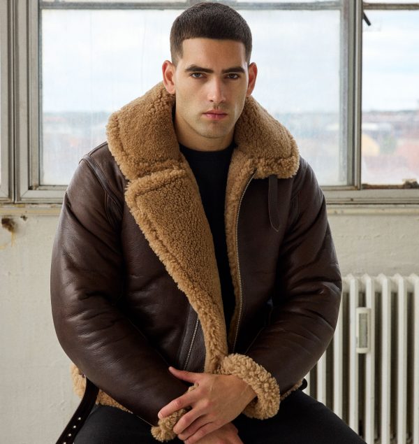 authentic RAF WWII sheepskin bomber jacket